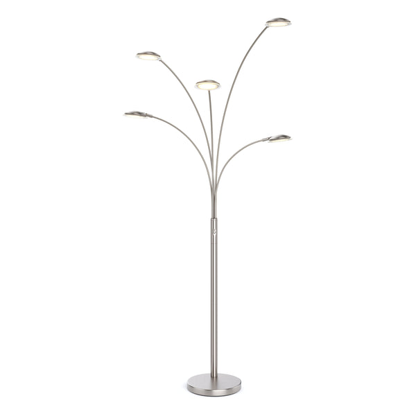 LED Stehlampe SPYRO dimmbar silber