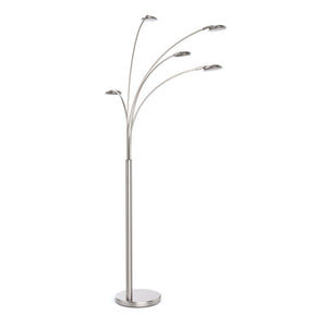 LED Stehlampe SPYRO dimmbar silber