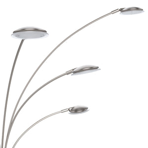 LED Stehlampe SPYRO dimmbar silber