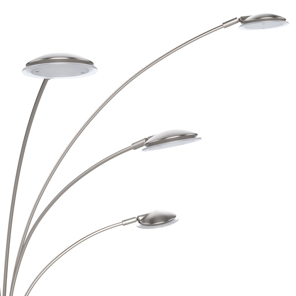 LED Stehlampe SPYRO dimmbar silber
