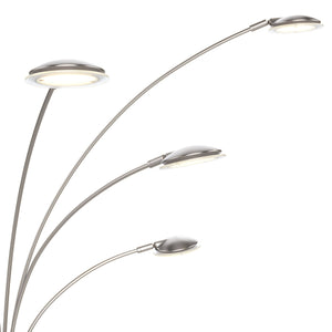 LED Stehlampe SPYRO dimmbar silber