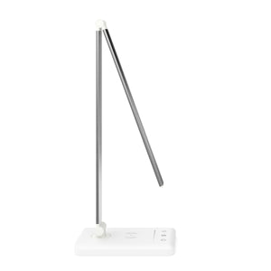LED Tischlampe LUX mit Wireless Charger weiss