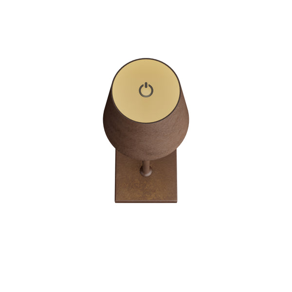 LED Tischlampe MEIRA braun
