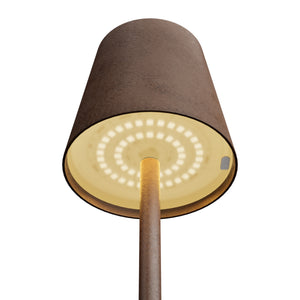 LED Tischlampe MEIRA braun