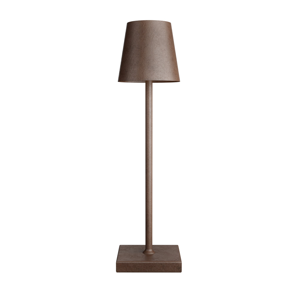 Lampada da tavolo a LED MEIRA marrone