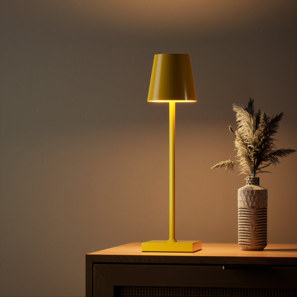 LED Tischlampe MEIRA gelb