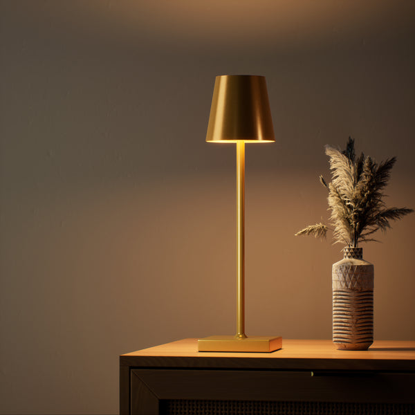 LED Tischlampe MEIRA gold