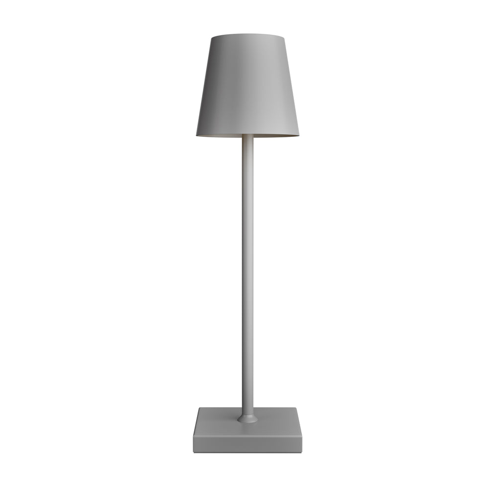 Lampada da tavolo a LED MEIRA grigia