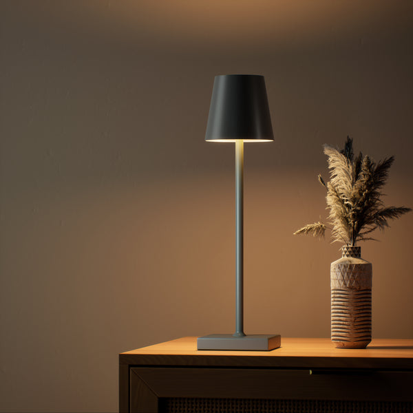 LED Tischlampe MEIRA grau