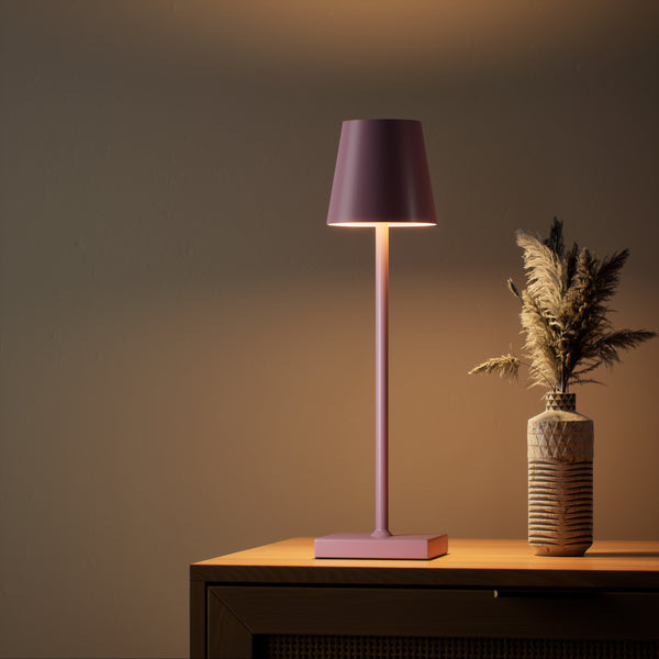 LED Tischlampe MEIRA pink