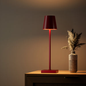 LED Tischlampe MEIRA rot
