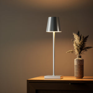 LED Tischlampe MEIRA silber