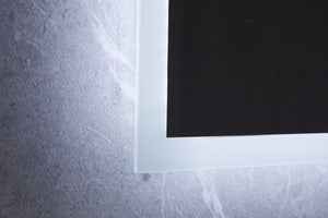 Specchio da parete a LED 50 x 60 cm