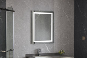 Specchio da parete a LED 80 x 60 cm