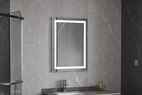 Specchio da parete a LED 80 x 60 cm
