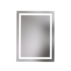 Specchio da parete a LED 80 x 60 cm