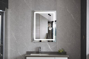 Specchio da parete a LED 80 x 60 cm