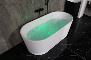 LED Whirlpool Badewanne LIAN 260L