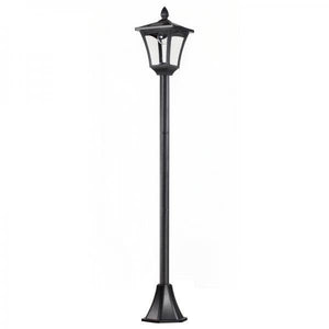 Solar Gartenlaterne Laterne Wegleuchte mit LED 40 Lumen Schwarz 18 x 18 x 160cm