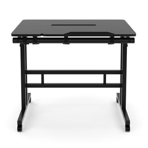 Laptoptisch BRAM auf Rollen 80 x 60 x 67 - 115 cm schwarz