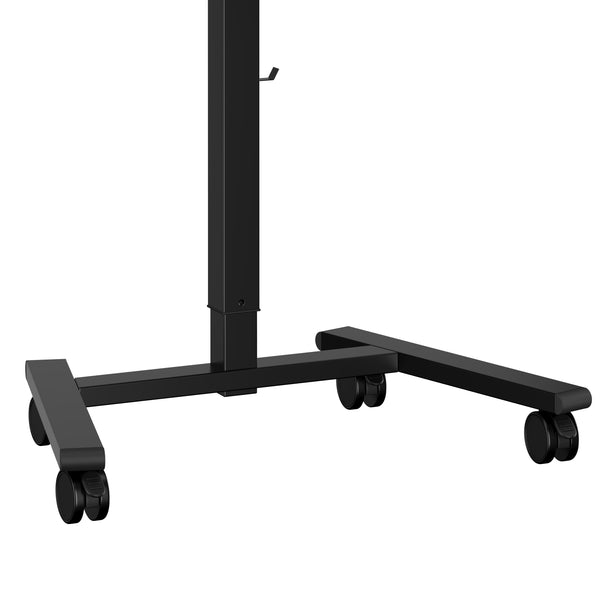 Laptoptisch FABER höhenverstellbar auf Rollen 65 x 45 x 72-112 cm schwarz