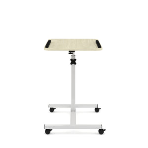 Laptoptisch auf Rollen PALO weiss/hellbraun