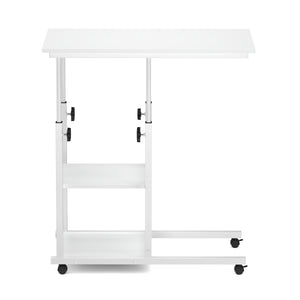 Laptoptisch auf Rollen ROWAN 80 x 40 cm weiss