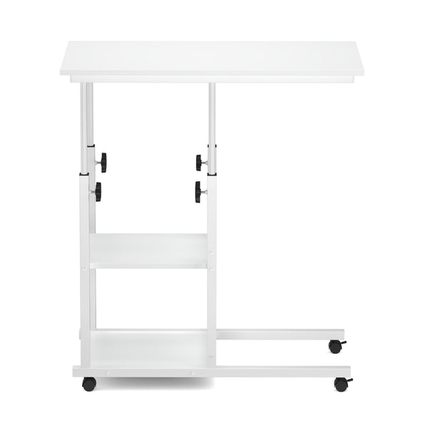 Laptoptisch auf Rollen ROWAN 80 x 40 cm weiss
