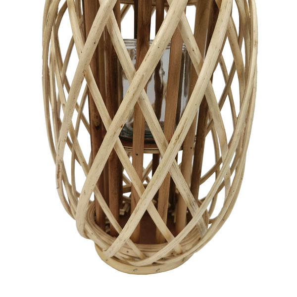 Laterne Bambus 26 x 40 cm natur