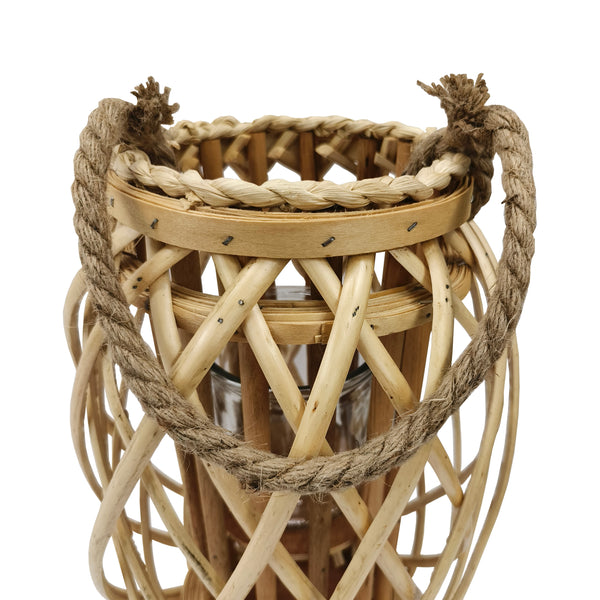 Laterne Bambus 26 x 40 cm natur