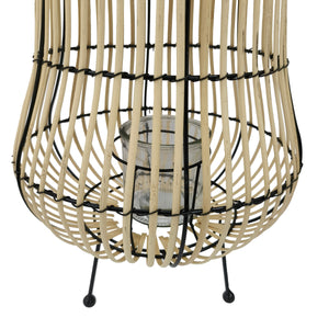 Laterne Bambus 31 x 44 cm natur