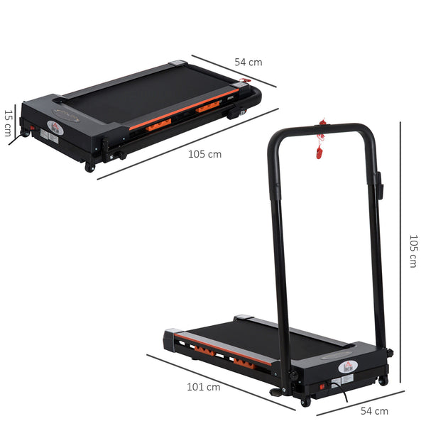 Laufband Klappbar LED-Anzeige und Fernbedienung 1-6Km/h