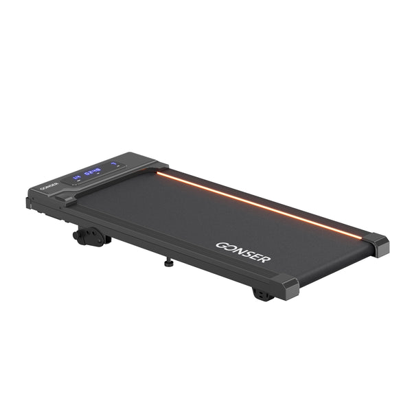 Laufband Walking Pad LED TEMPO mit Neigungsfunktion schwarz