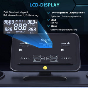 Laufband klappbar mit 12 Programmen