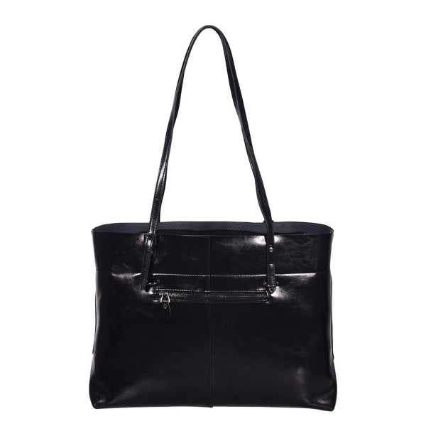 Ledertasche GRACE schwarz