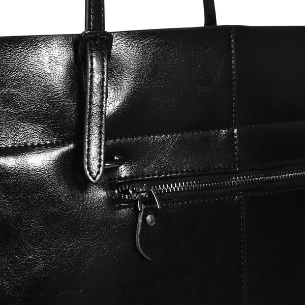 Ledertasche GRACE schwarz