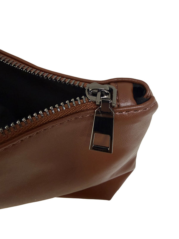 Ledertasche geflochten ELLIS braun