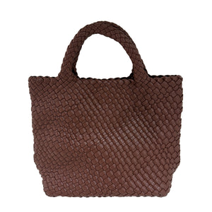 Ledertasche geflochten ELLIS braun