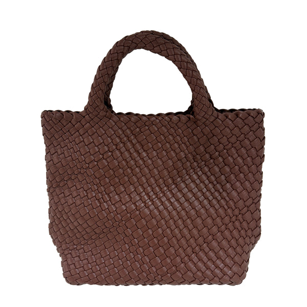 Ledertasche geflochten ELLIS braun