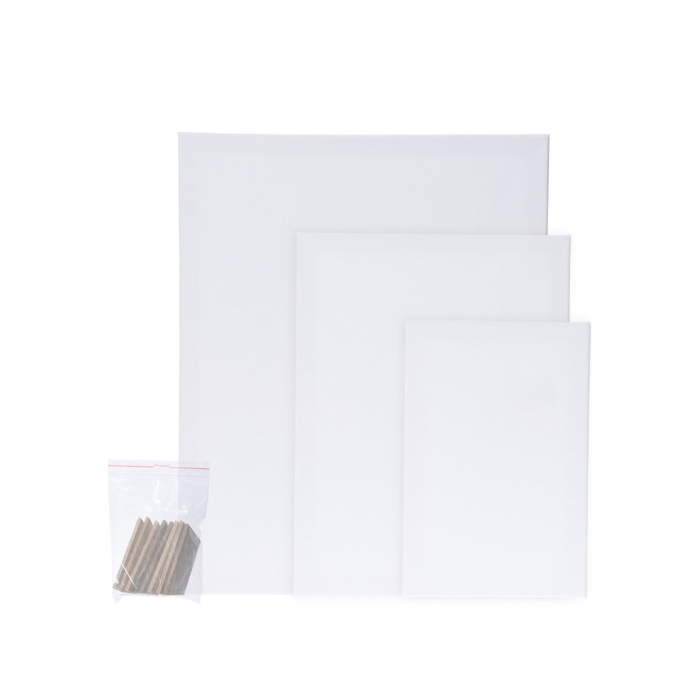Set di 3 pezzi in tela