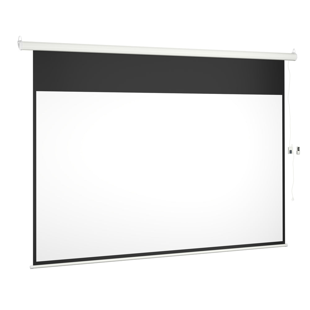 Leinwand Beamer elektrisch mit Fernbedienung 266 x 149 cm