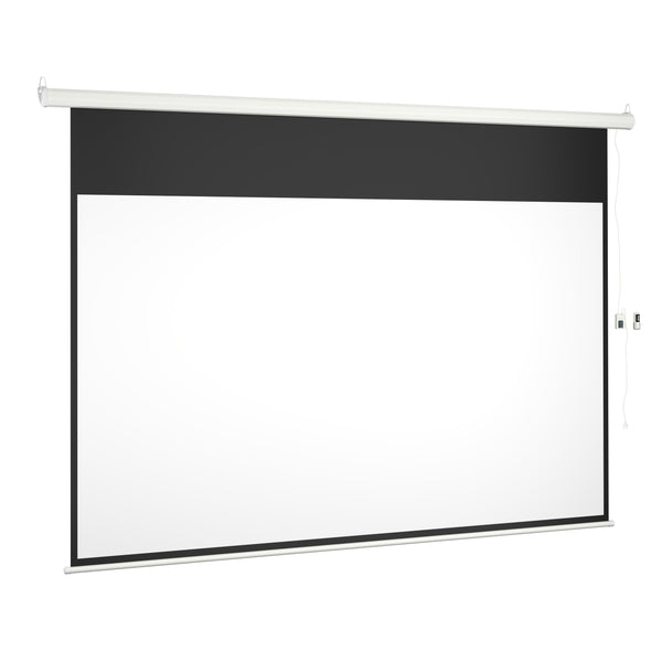 Leinwand Beamer elektrisch mit Fernbedienung 266 x 149 cm
