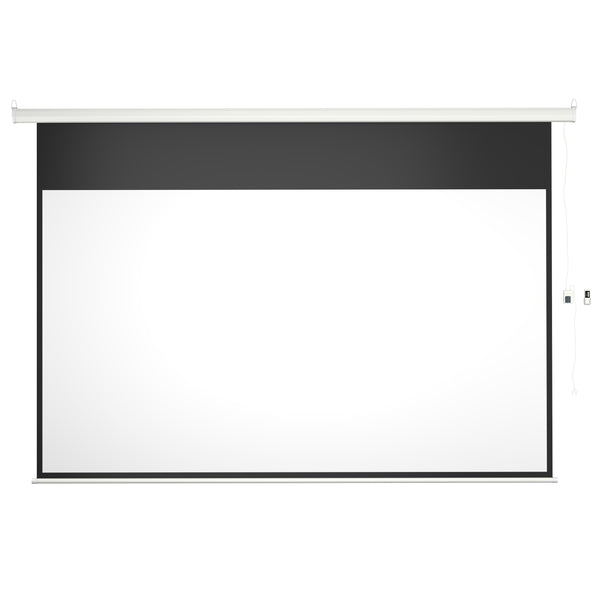 Leinwand Beamer elektrisch mit Fernbedienung 266 x 149 cm