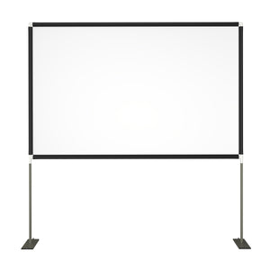 Leinwand Beamer mit Ständer 177 x 110 cm