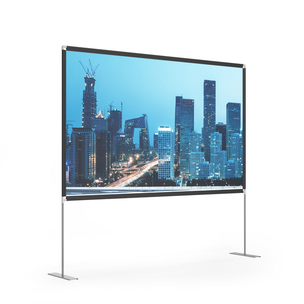 Leinwand Beamer mit Ständer 225 x 130 cm