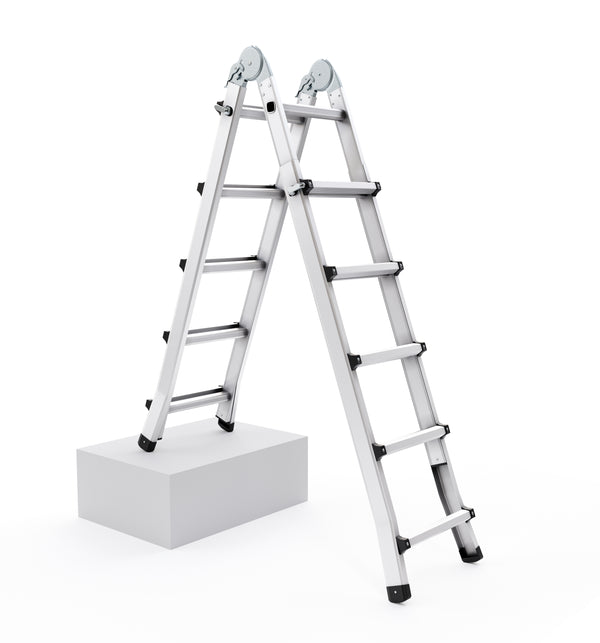 Scala multifunzionale in alluminio, 510 cm