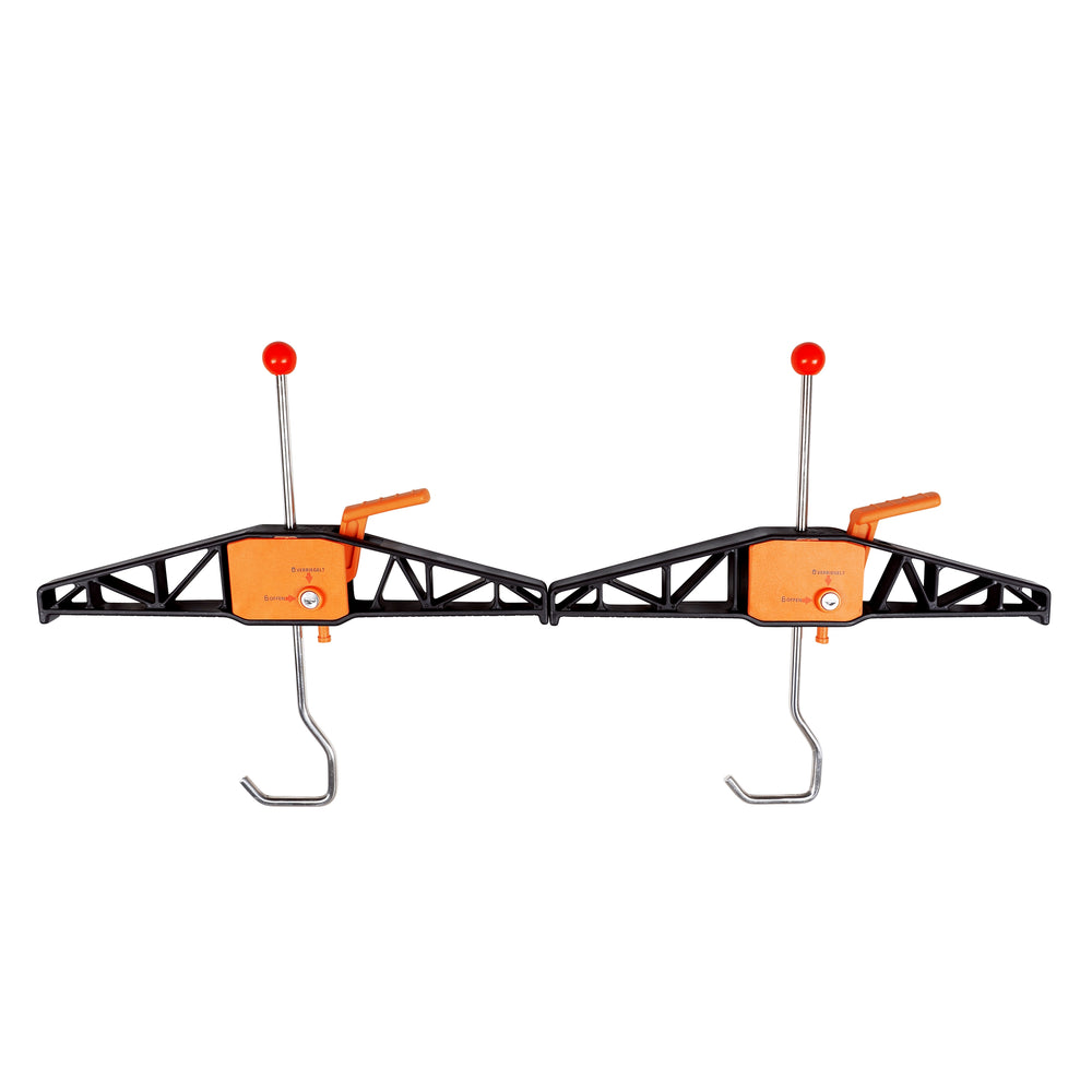 Set di barre portatutto con morsetto a scala, 2 pezzi