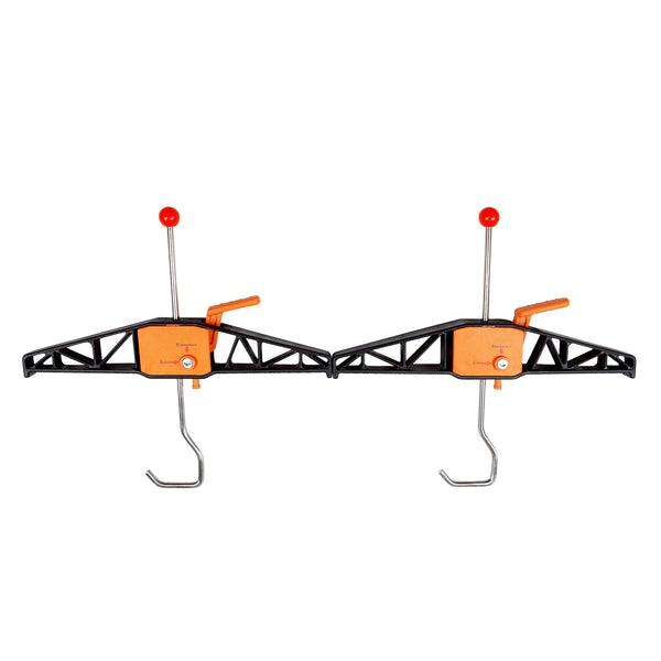 Set di barre portatutto con morsetto a scala, 2 pezzi