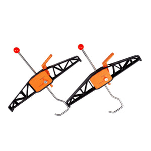 Set di barre portatutto con morsetto a scala, 2 pezzi