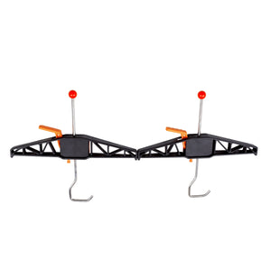 Set di barre portatutto con morsetto a scala, 2 pezzi